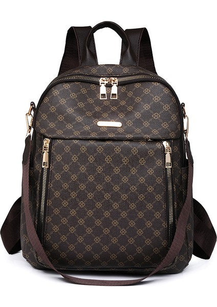 Basit Gündelik Büyük Kapasiteli Sırt Çantası, Modaya Uygun ve Çok Yönlü Kadın Sırt Çantası, Modaya Uygun Taşınabilir Omuz Çantası, Çok Fonksiyonlu Çanta (Yurt Dışından)