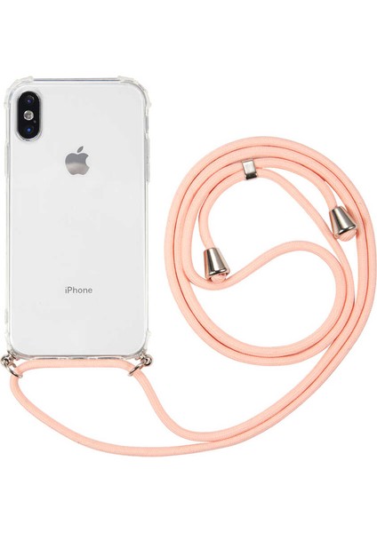 Apple iPhone Xs 5.8 - Uyumlu Zore X-Rop Kapak-Renksiz