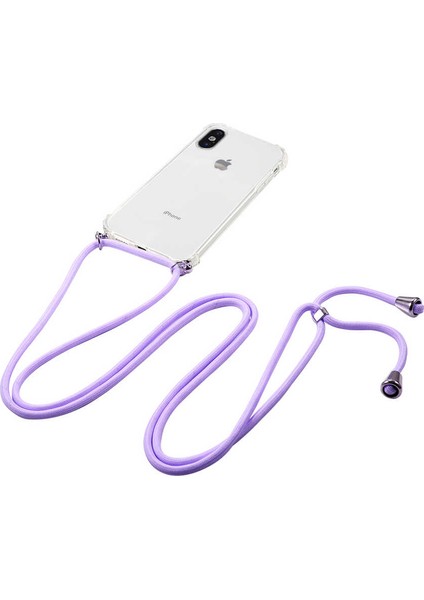 Apple iPhone Xs 5.8 - Uyumlu Zore X-Rop Kapak-Renksiz
