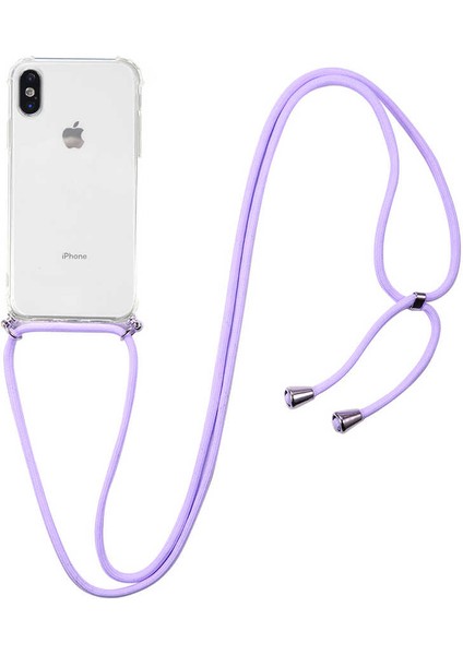 Apple iPhone Xs 5.8 - Uyumlu Zore X-Rop Kapak-Renksiz