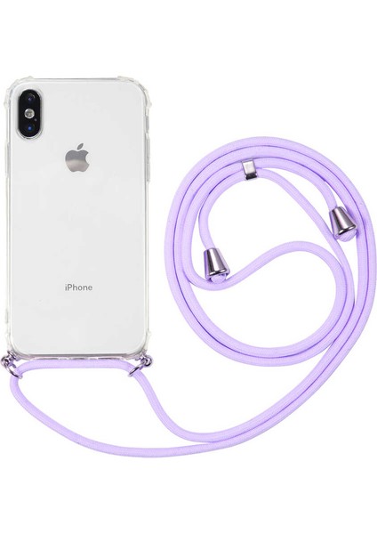 Apple iPhone Xs 5.8 - Uyumlu Zore X-Rop Kapak-Renksiz