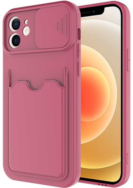 Apple iPhone 12 - Uyumlu ​zore Kartix Kapak-Koyu Mor