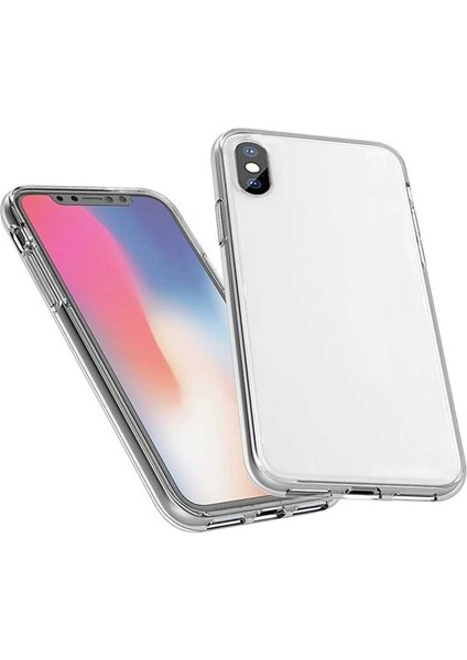 Apple iPhone Xs 5.8 - Uyumlu Zore Enjoy Kapak-Renksiz