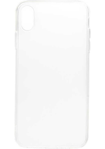 Apple iPhone Xs 5.8 - Uyumlu Zore Süper Silikon Kapak-Renksiz
