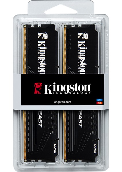 32GB 5200MT/s DDR5 CL36 DIMM (Kit of 2) Beast Black EXPO Turkey KF552C36BBEK2-32TR - RAM