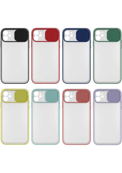 Apple iPhone 11 - Uyumlu Zore Lensi Kapak-Lacivert