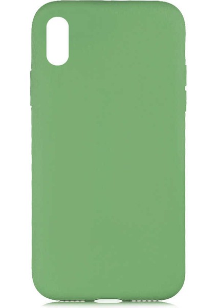 Apple iPhone x - Uyumlu Zore Lsr Lansman Kapak-Açık Yeşil