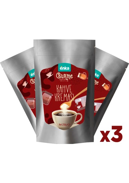 Enka Gurme Kahve Kreması 250 gr x 3lü Paket