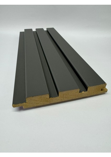 Woodprof Duvar Lambri Profili 18124 Soft Antrasit 8li 1 paket modelleri