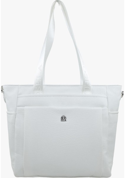 67-8083 Kadın Roberto Beyaz Omuz ve Kol Çanta