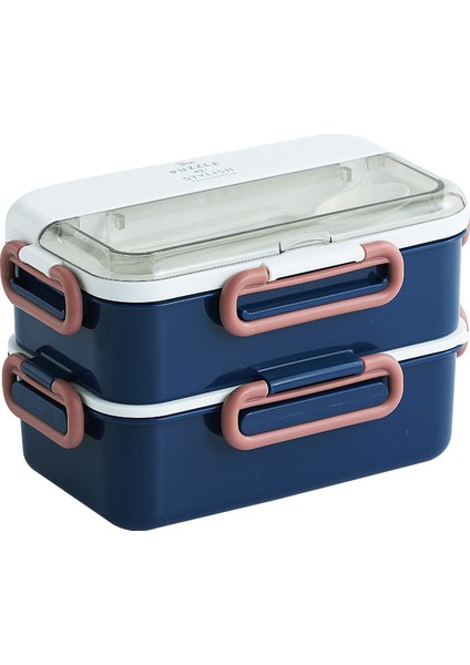 Taşınabilir Çift Katmanlı 304 Paslanmaz Çelik Öğle Yemeği Kutusu (Yurt Dışından)