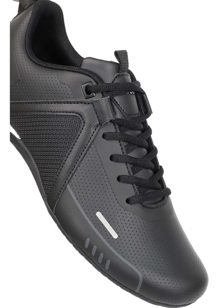 2010-Rally Anatomik Tabanlı Unisex Sneakers Ayakkabı - Nkt02010-Sıyah-43