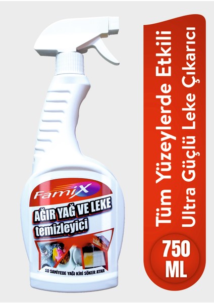 Ağır Yağ ve Leke Temizleyici Sprey 750 ml