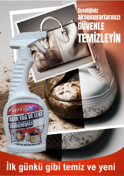 Ağır Yağ ve Leke Temizleyici Sprey 750 ml