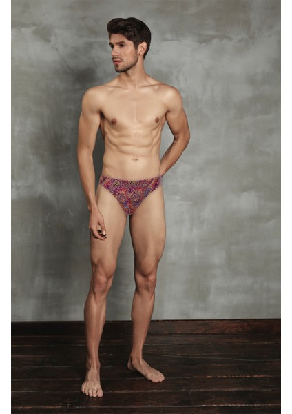 Erkek Shahmeran (Şahmeran) Desenli Slip 1007