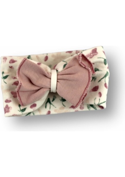 Tb Çiçek Nakışlı Bandanalı Uzun Kollu Zıbınlı 3lü Kız Bebek Takımı Ekru fırsatları