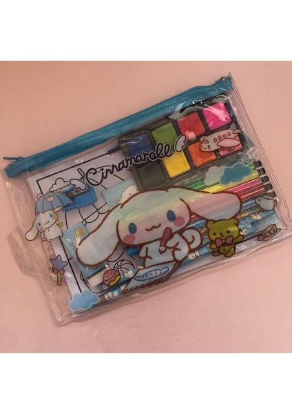 Cinnamoroll Sanrio Kırtasiye Boyama Seti