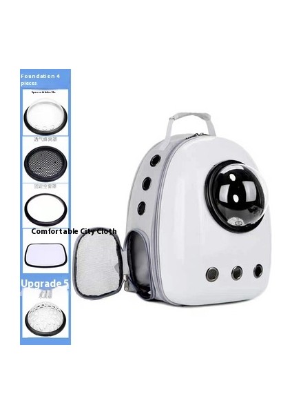 Gezileri Için Taşınabilir Uzay Kapsülü Sırt Çantası Büyük Kapasiteli Nefes Alabilen Evcil Hayvan Sırt Çantası (Yurt Dışından)