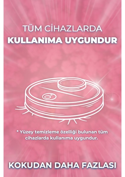 Bebek Pudrası Akıllı Robot Süpürge Suyu, Mop Suyu,robot Süpürge Deterjanı Yüzey Temizleyici 250ml