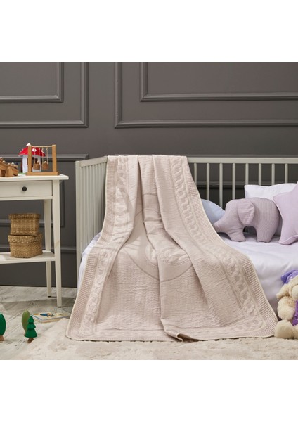 - Sweat Bear Bambu Battaniye %70 Bambu %30 Mikro Kumaş 110CM x 150CM Pembe