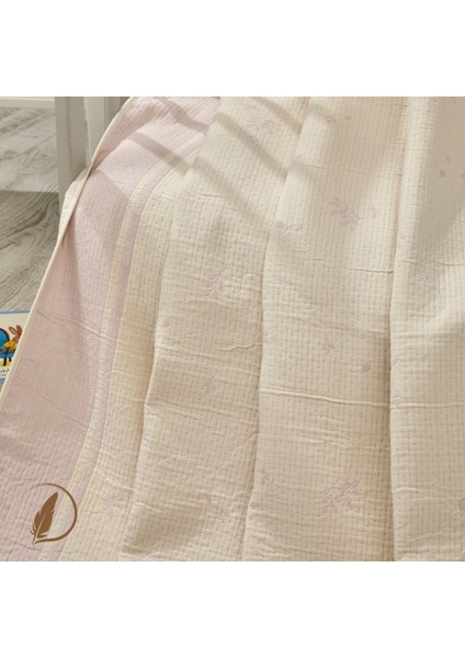 - Petal Bebek Battaniye %70 Bambu %30 Micro Kumaş 110CM x 150CM Pembe
