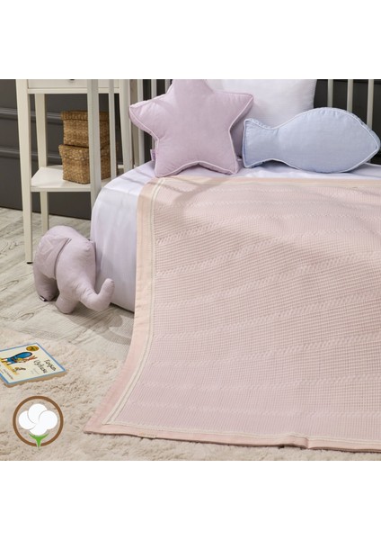 - Petite Bebek Battaniye Pamuk Kumaş 90CM x 110CM Pembe fiyatları