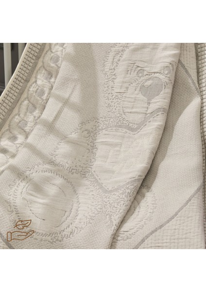 - Sweat Bear Bambu Battaniye %70 Bambu %30 Mikro Kumaş 110CM x 150CM Gri