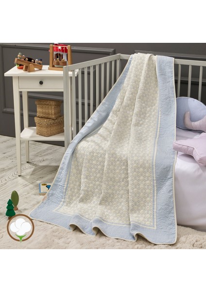 - Honeycomb Bebek Battaniye %70 Bambu %30 Micro Kumaş 110CM x 150CM Mavi fiyatları