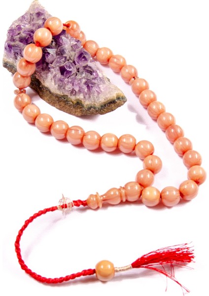 Küre Kesim 13X12 mm Sıkma Kehribar Sistem Püsküllü Tesbih fiyatları