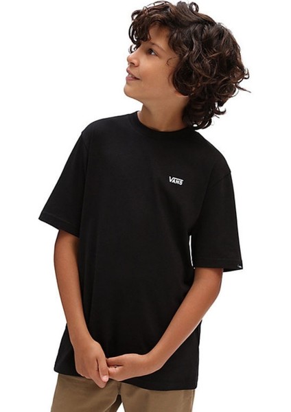 By Left Chest Tee Siyah T-shirt
