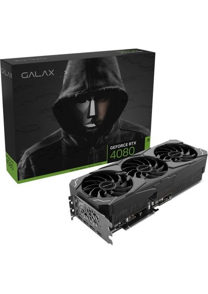 GALAX GeForce RTX 4080 ST 1-Click OC 16GB GDDR6X 256 Bit DLSS 3 Ekran Kartı (48NZM6MD6LTS)