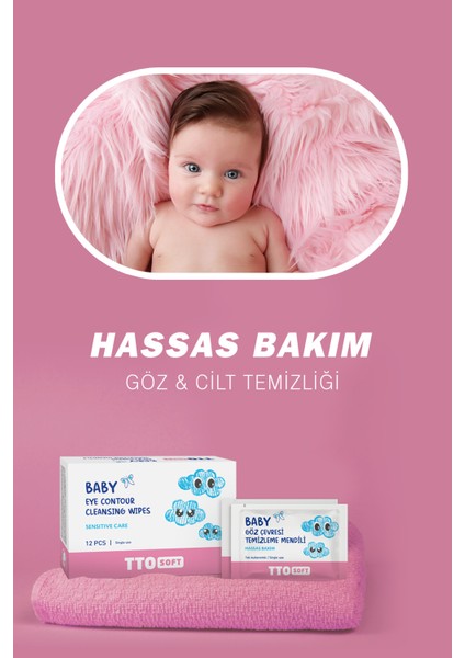 Soft Baby Göz Çevresi Temizleme Mendili