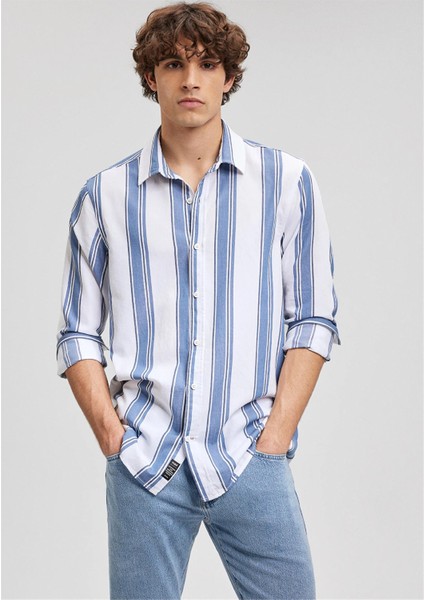 Çizgili Gömlek 0210868-70739