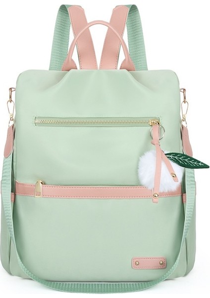 Şık, Kontrast Renkli, Büyük Kapasiteli Sırt Çantası (Yurt Dışından)