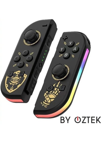 Nintendo Switch OLED Yüksek Kapasite Titreşimli Rgb Işıklı Oyun Kolu