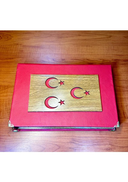 Ahşap Hediye Kutusunda 5 Adet Sıkma Çubuk Kehribar Tesbih T-301