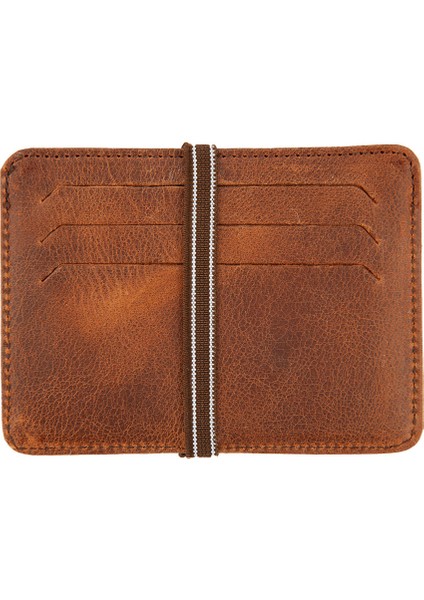 Deri Kartlık Crazy Taba K572-11