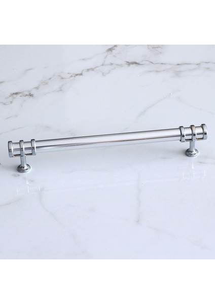 Yüzük Kulp 224 mm Krom Metal Mobilya Mutfak Çekmece Dolap Kapak Kulpları Dolabı Kulbu Kulpu 22.4 cm