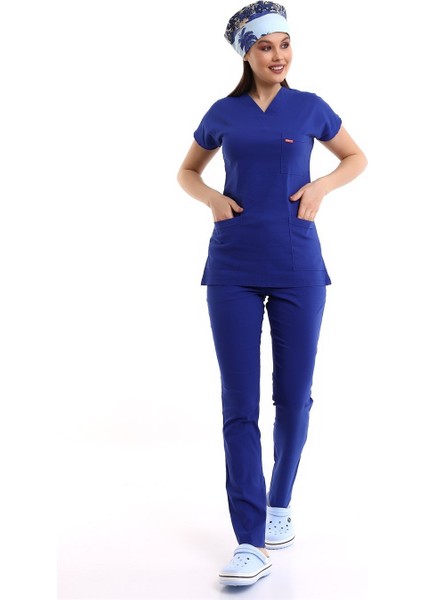 Bflex Yarasa Kol Forma Takım - 4816 Saks Mavisi