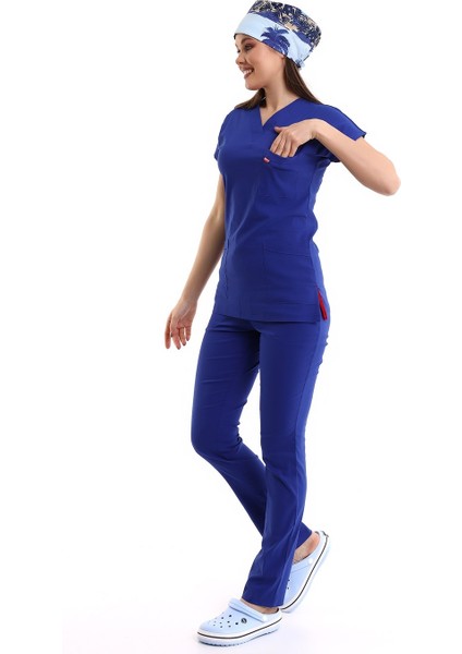 Bflex Yarasa Kol Forma Takım - 4816 Saks Mavisi