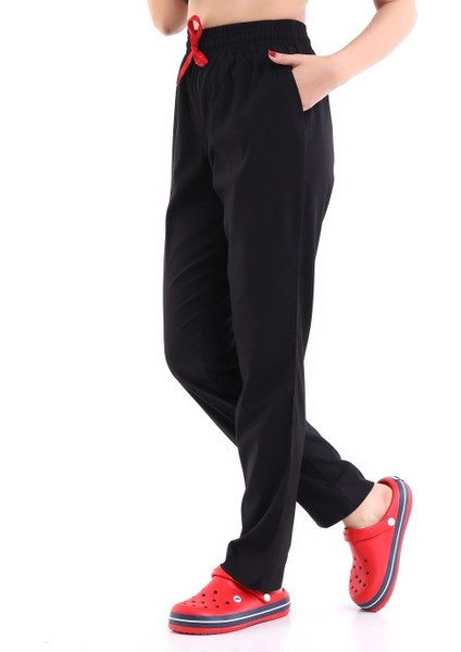 Soft Likralı Pantolon - 6403 Siyah Soft
