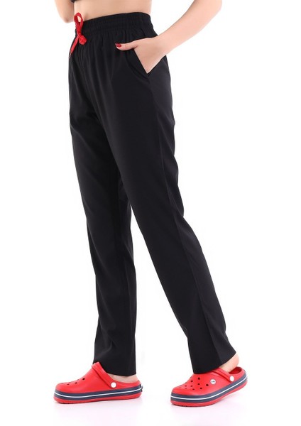 Soft Likralı Pantolon - 6403 Siyah Soft