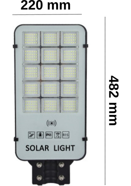 N&D Lighting Forlife 300 Watt Güneş Enerjili Solar Sokak ve Yol Aydınlatma Armatürü