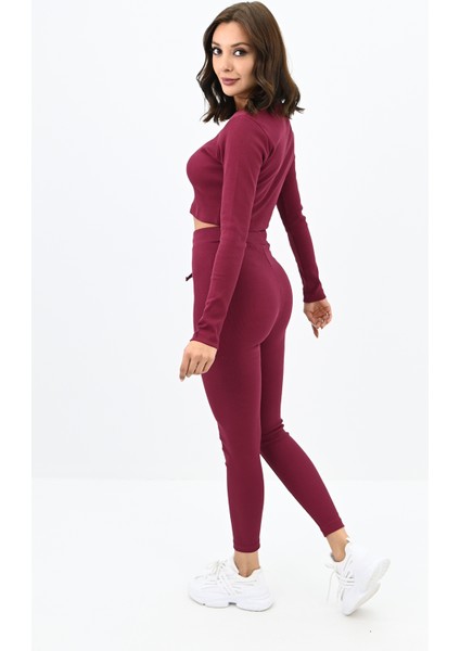 Kadın Kaşkorse Crop Tayt Takım 3727-23 fırsatları