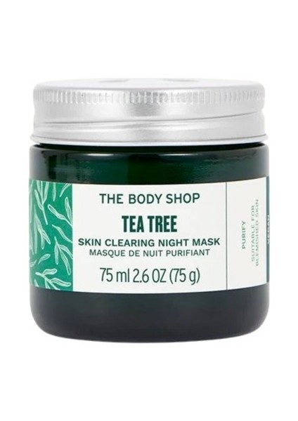 The Body Shop Çay Ağacı Gece Maskesi 75 G