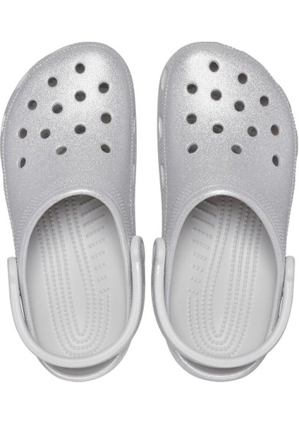 Classic Glitter Clog Unisex Gri Terlik modelleri