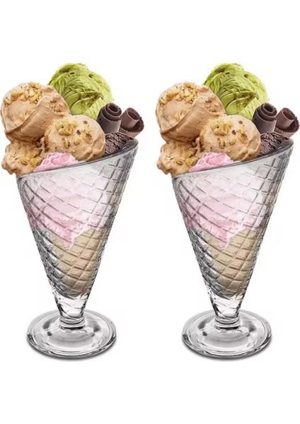 4 Adet Cornetto Dondurma Kasesi Külah Şeklinde Dondurma Kasesi 210 ml