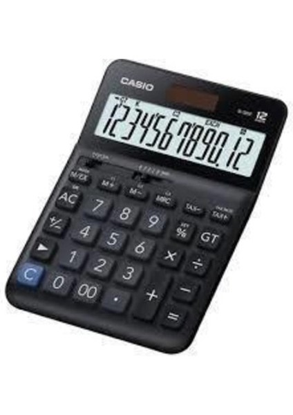 D-120 F Masa Üstü Hesap Makinesi 12 Hane Siyah Orta Boy (Tax Kur Hesaplama)