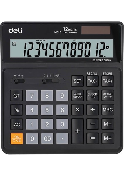 Hesap Makinesi Smart 12 Hane Siyah M01020
