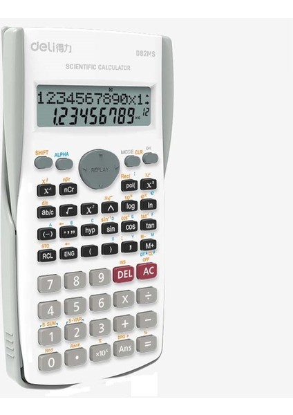 Bilimsel Hesap Makinesi 240F-10+2 Digits Beyaz D82MS